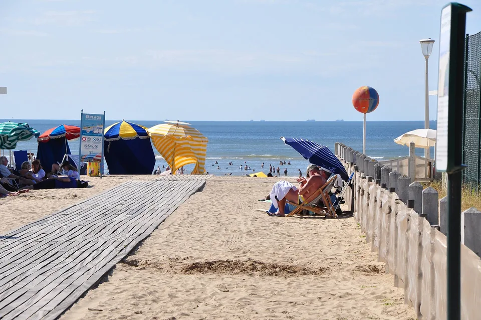 Vue de Trouville-sur-Mer, secteur desservi depuis Pont-l'Évêque